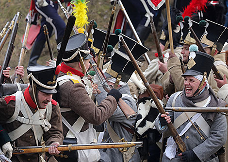 Battle of Berezina reenactment