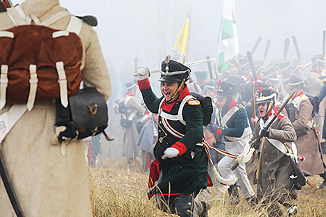 Battle of Berezina reenactment