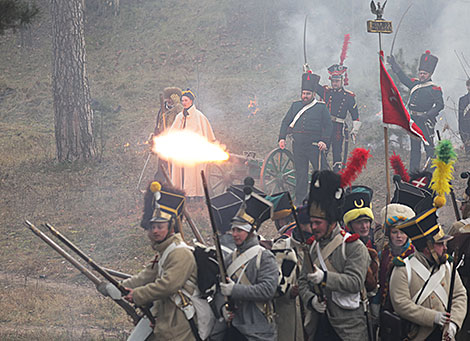 Battle of Berezina reenactment