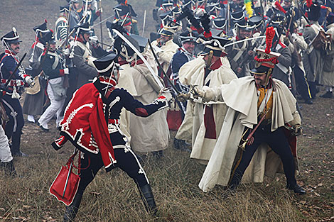 Battle of Berezina reenactment