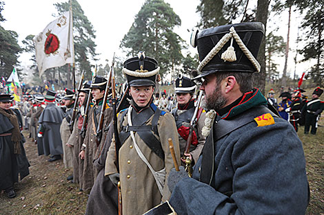 Battle of Berezina reenactment