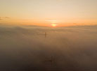 Туманное утро в Гродно