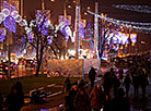 New Year illumination in Minsk