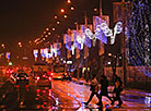 New Year illumination in Minsk