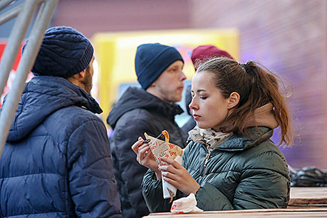 世界美食集市在明斯克开幕了