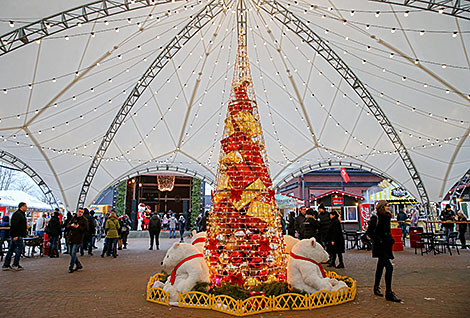 A new Christmas fair opens in Minsk 