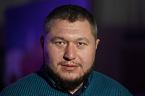 Белорусский тяжелоатлет олимпийский чемпион 2008 года Андрей Арямнов
