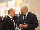 Vladimir Putin and Alexander Lukashenko