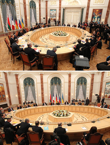 Normandy 4’s expanded-participation talks in Minsk’s Palace of Independence