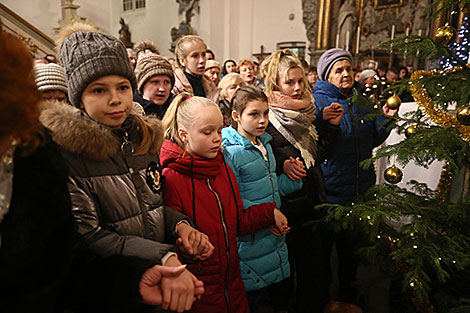 Рождественское богослужение в костёле Святого Франциска Ксаверия в Гродно