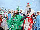 Parade of Father Frosts and Snow Maidens in Minsk