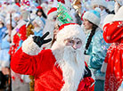 Parade of Father Frosts and Snow Maidens in Minsk