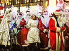 Parade of Father Frosts and Snow Maidens in Minsk