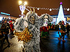 Parade of Father Frosts and Snow Maidens in Minsk