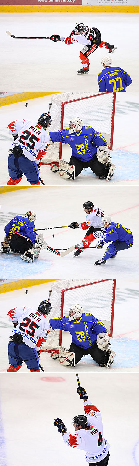 Minsk Christmas Amateur Ice Hockey Tournament: Ukraine v Switzerland