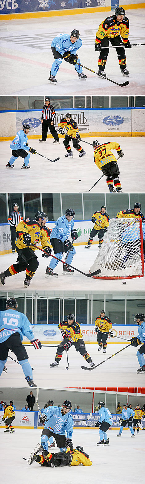 Minsk Christmas Amateur Ice Hockey Tournament: Germany v Baltics Team