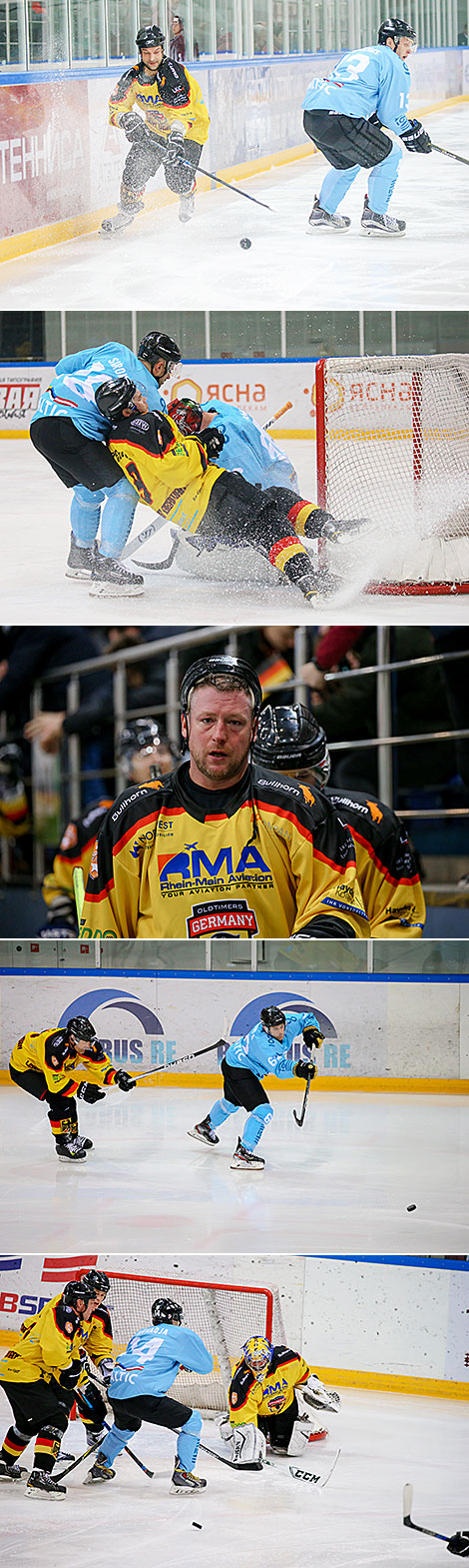 Minsk Christmas Amateur Ice Hockey Tournament: Germany v Baltics Team