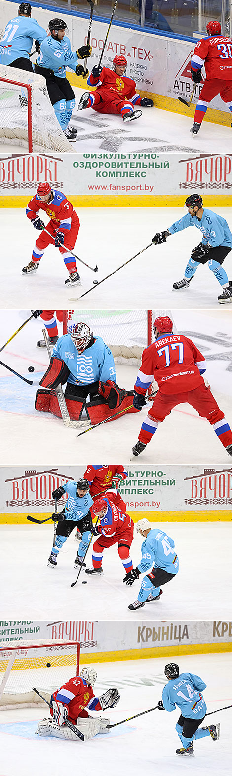 Russia rout Baltics Team at Christmas ice hockey tournament 