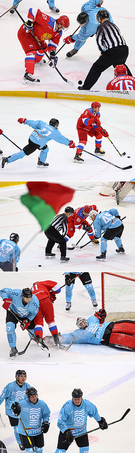 Russia rout Baltics Team at Christmas ice hockey tournament 