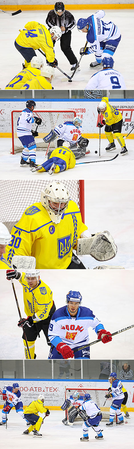 Minsk Christmas Amateur Ice Hockey Tournament: Finland v Ukraine 