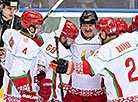 Minsk Christmas Amateur Ice Hockey Tournament: Belarus v USA (9:3) 