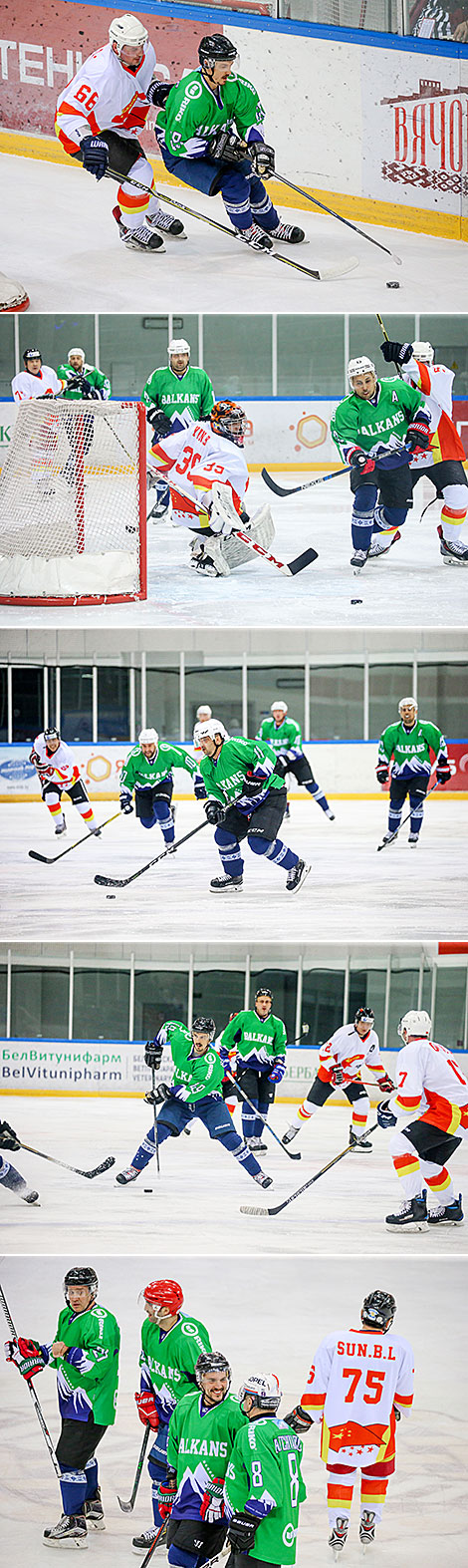 Minsk Christmas Amateur Ice Hockey Tournament: Balkans Team v China (19:8)