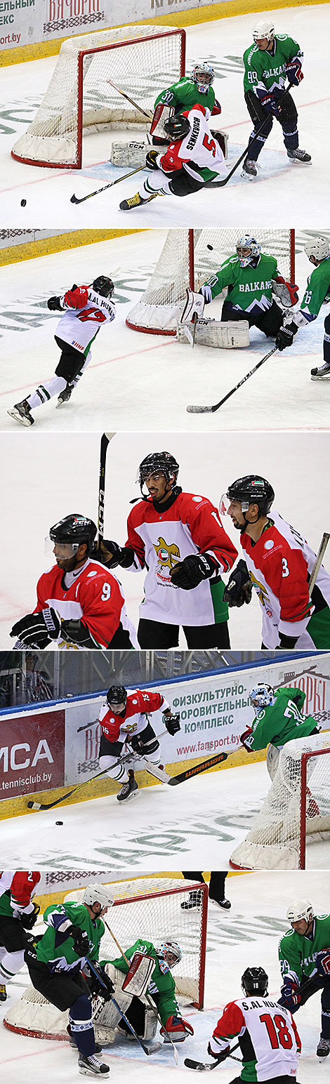 Minsk Christmas Amateur Ice Hockey Tournament: Balkans Team v UAE (13:4)