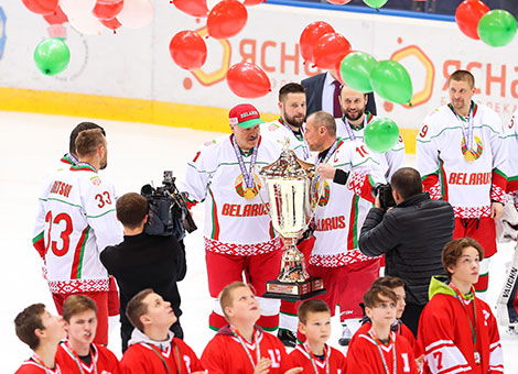 Belarus President’s Team win Christmas ice hockey tournament
