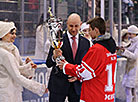 Ceremony to award the winners of the Golden Puck