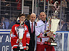 The winners of the Golden Puck and Christmas ice hockey tournament 