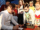 Ruslan Alekhno helds a workshop at the Art Parade in Vitebsk