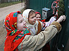 Детский колядный обряд "Куры" в Кличеве