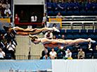 Anna Goncharova and Mariya Makharinskaya during the 26th European Championships 