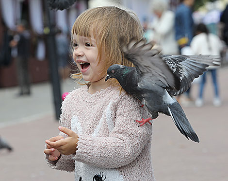 At the streets of the festival's Vitebsk 