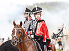 Reenactment of The Battle near Mir, the first major cavalry battle of the 1812 campaign