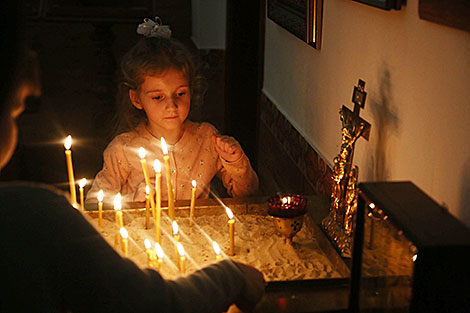 Крещенский сочельник в Коложской церкви