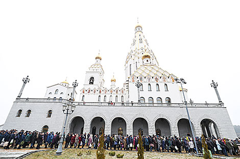 Крещение во Всехсвятской церкви в Минске