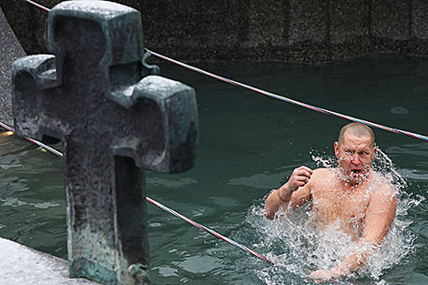 Крещение во Всехсвятской церкви в Минске