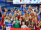 白罗斯女子团队取得明斯克欧洲内室冰球锦标赛的胜利
