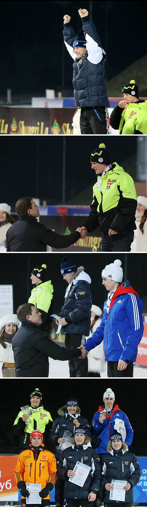 Alexander Dediukhin (Russia), Fabien Claude (France), Sean Doherty (USA)