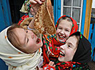 Детский колядный обряд "Куры" в Кличеве