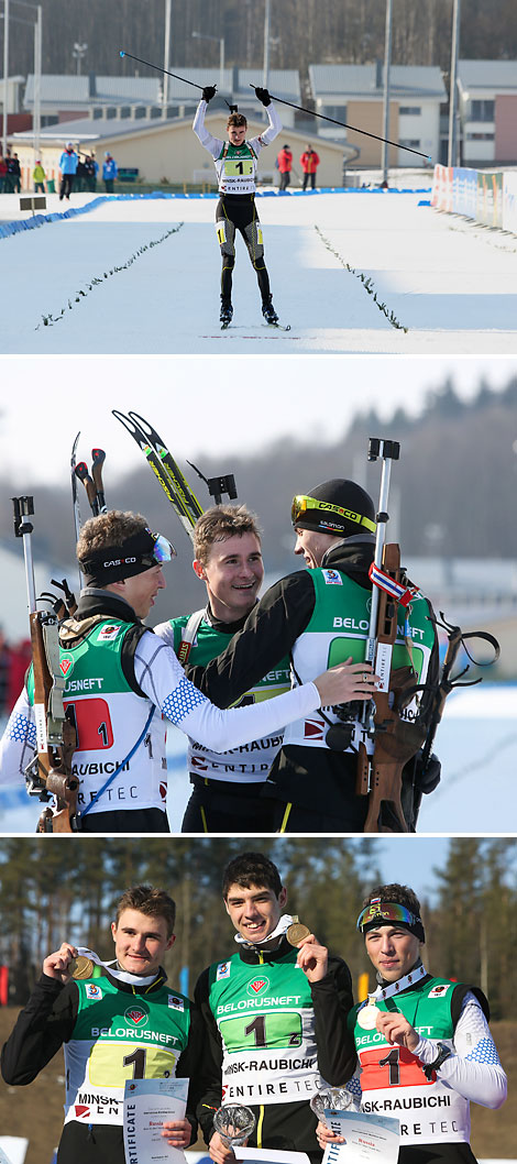 Youth Men’s Relay gold for Russia at 2015 IBU YIWCH