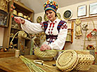 Spiral weaving with straw from Vitebsk Oblast