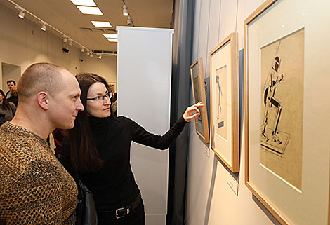 An exhibition of works by David Yakerson in Vitebsk