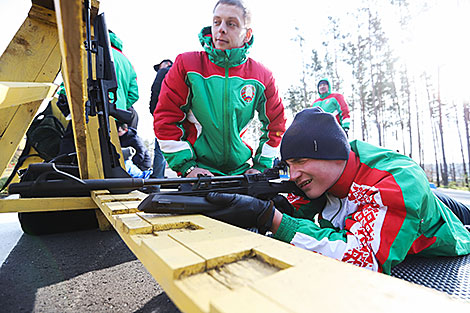 Snow Sniper biathlon tournament in Baranovichi District 