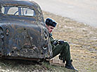 Reenactment show at Stalin Line 