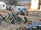 Reenactment show at Stalin Line 