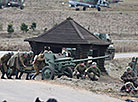 Reenactment show at Stalin Line 