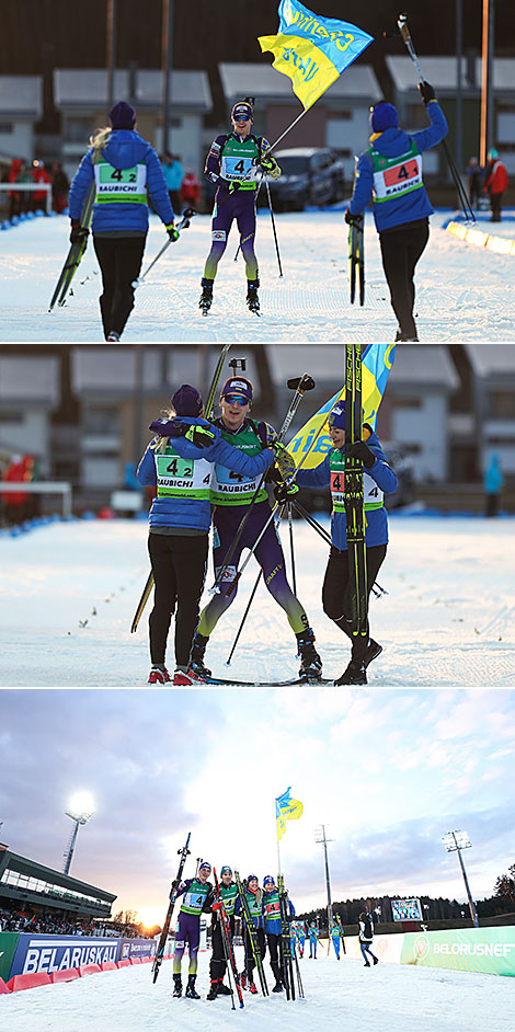 Gold for Ukraine at IBU OECH Mixed Relay in Raubichi