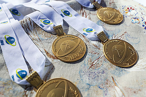 IBU OECH Mixed Relay Medals 